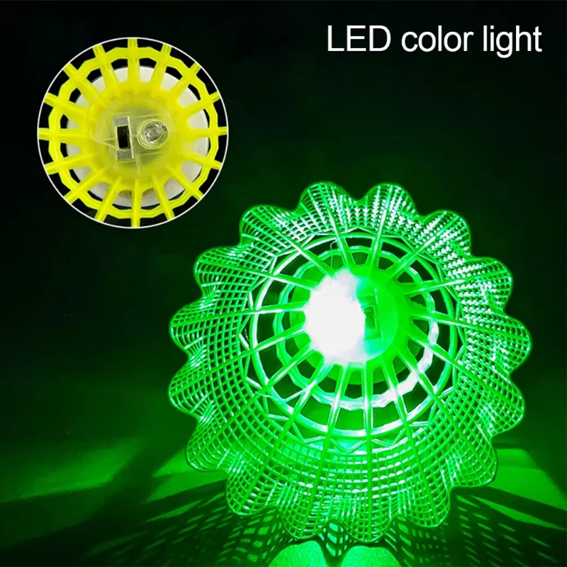 6Pcs LED Badminton Ball Glowin - Badminton Nylon Shuttlecock reseña y precio