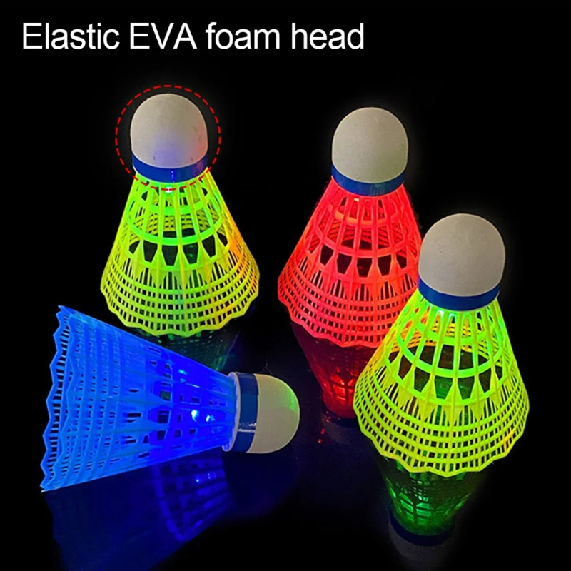 6Pcs LED Badminton Ball Glowin - Badminton Nylon Shuttlecock reseña y precio