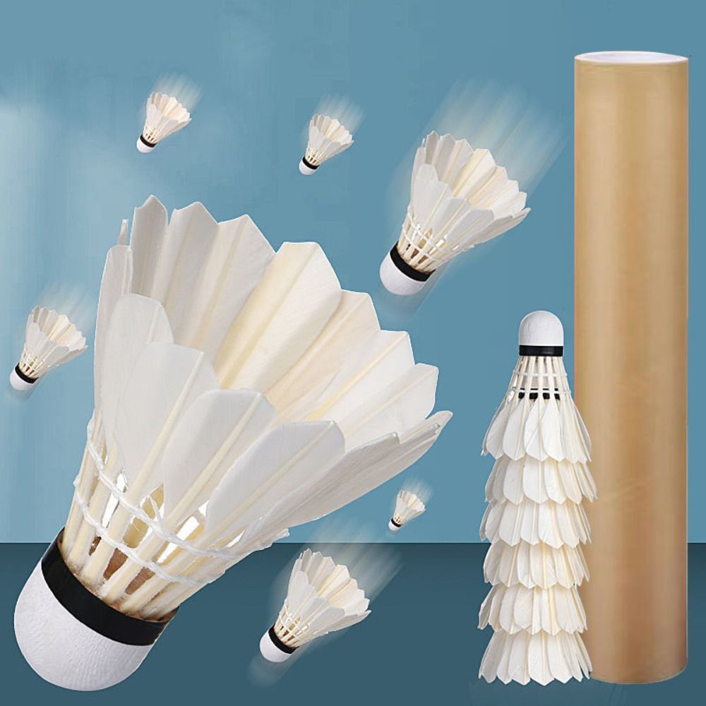 3/6/12Pcs New White Badminton  - Badminton House reseña y precio