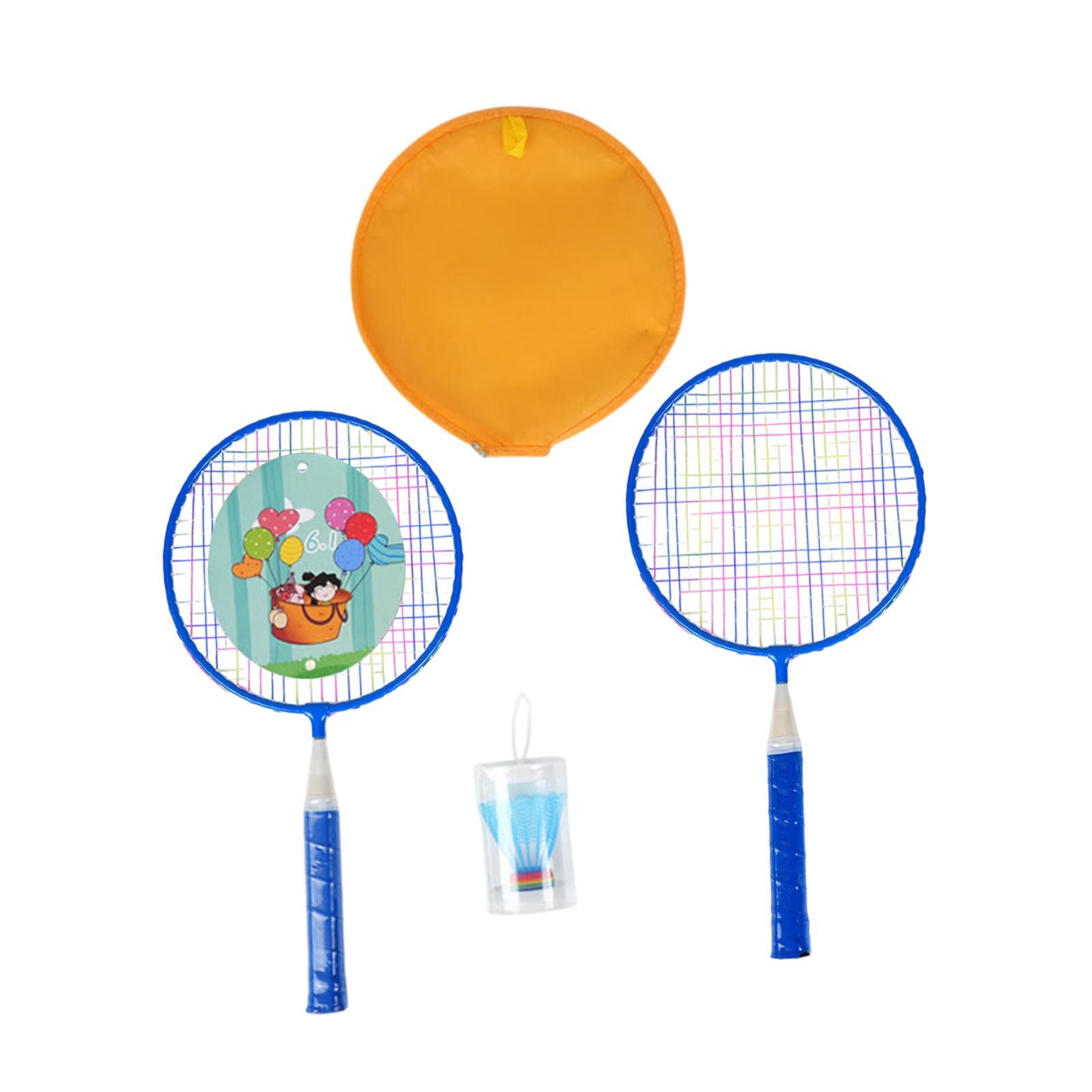 Kids Badminton Rackets Set Bad - Badminton Nylon Shuttlecock reseña y precio