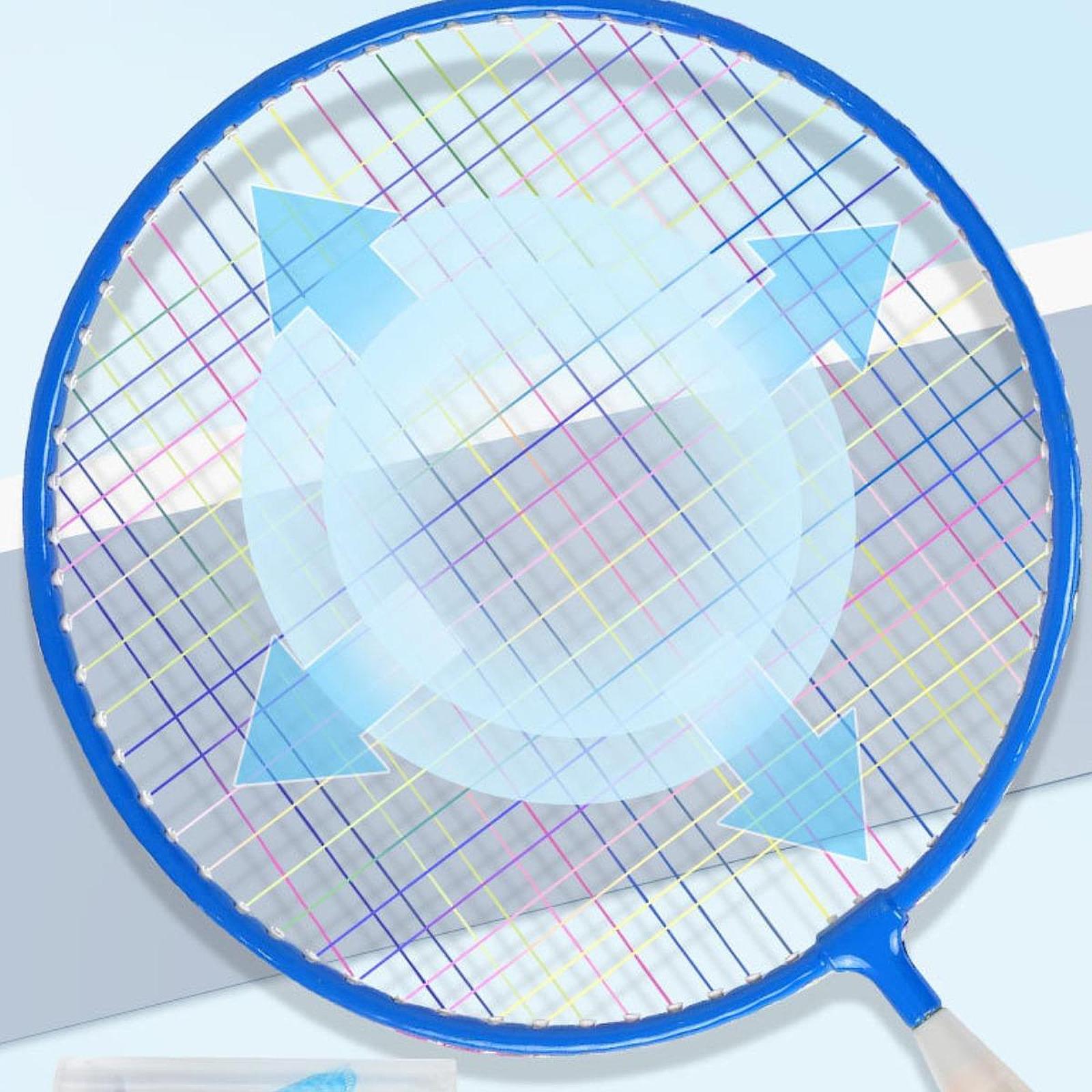 Kids Badminton Rackets Set Bad - Badminton Nylon Shuttlecock reseña y precio