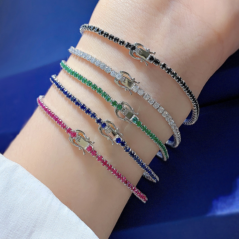 S925 sterling silver bracelet, - Badminton Europe reseña y precio