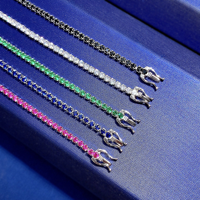 S925 sterling silver bracelet, - Badminton Europe reseña y precio