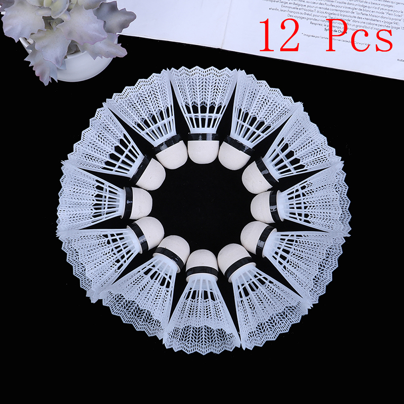 12Pcs Plastic Badminton Shuttl - Badminton Nylon Shuttlecock reseña y precio