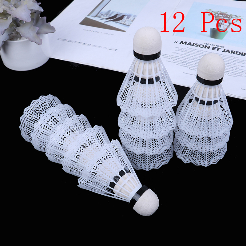 12Pcs Plastic Badminton Shuttl - Badminton Nylon Shuttlecock reseña y precio