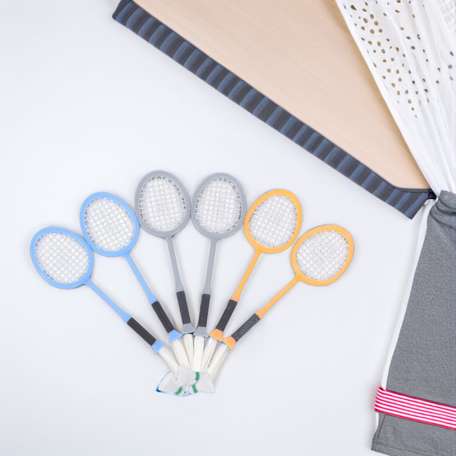 3Sets Miniature Badminton Rack - Badminton Europe reseña y precio