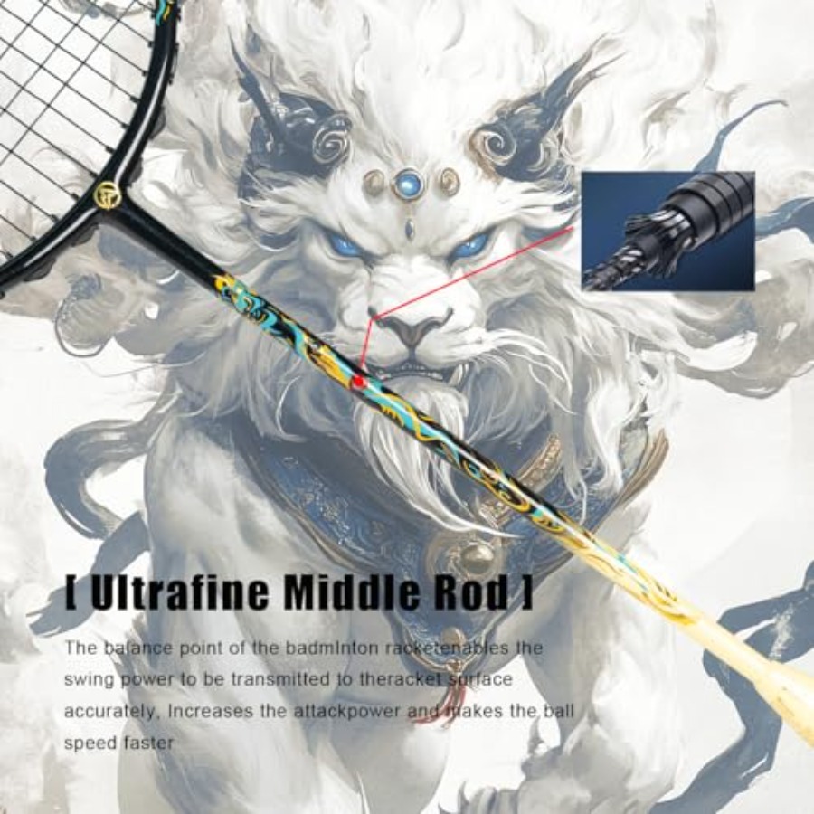 Lion Dance Chinese Style 6U G5 - Badminton Area reseña y precio