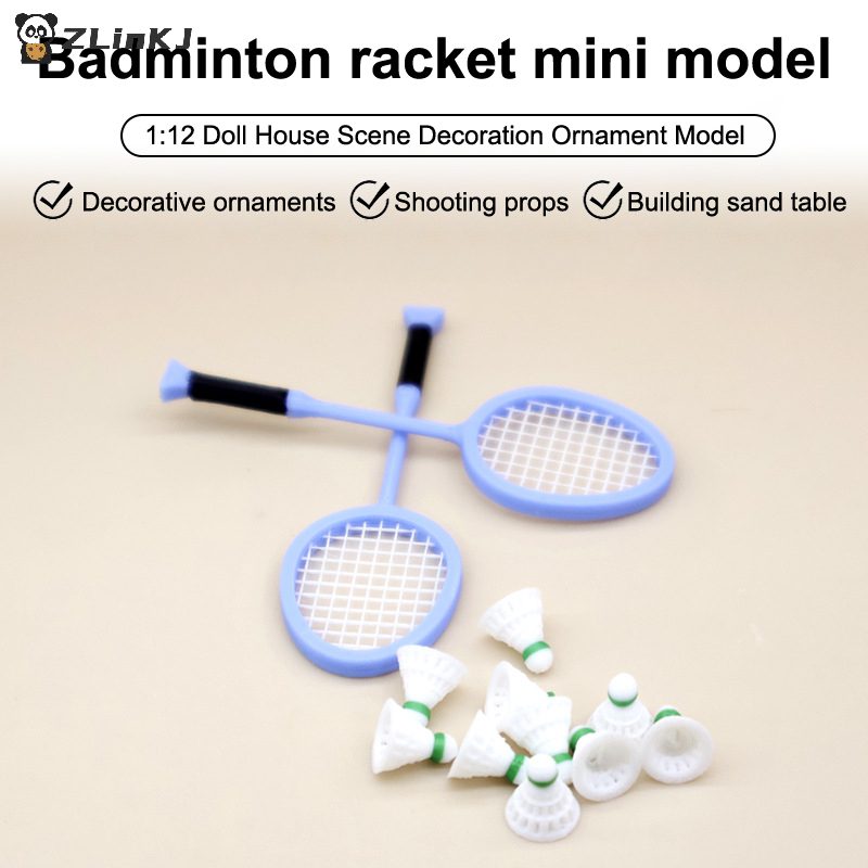 ▶1Pair 1:12 Dollhouse Simulati - Badminton House reseña y precio