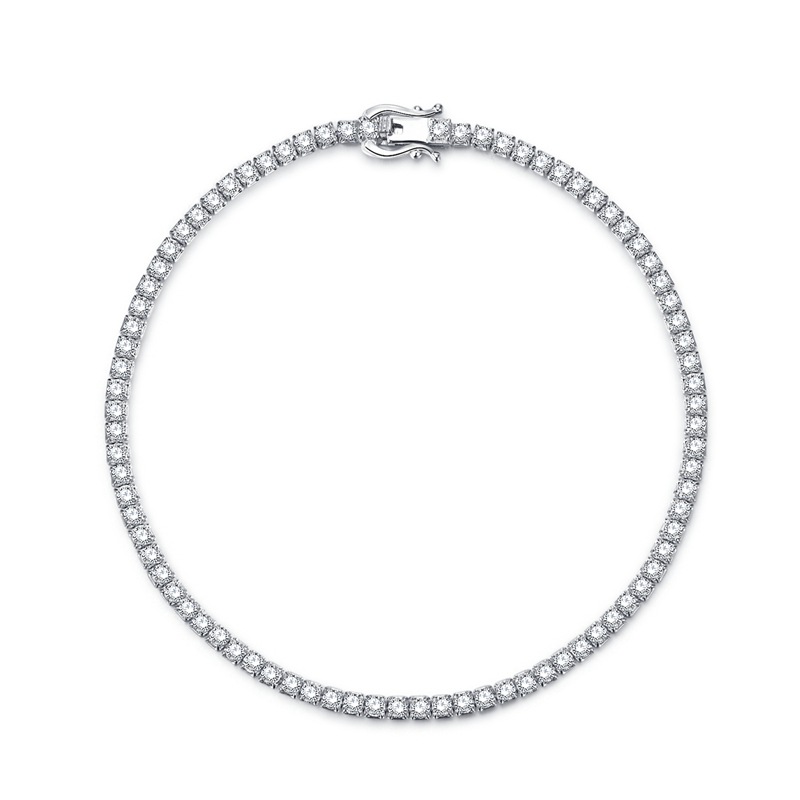 New S925 Silver Moissanite Bra - Badminton Europe reseña y precio