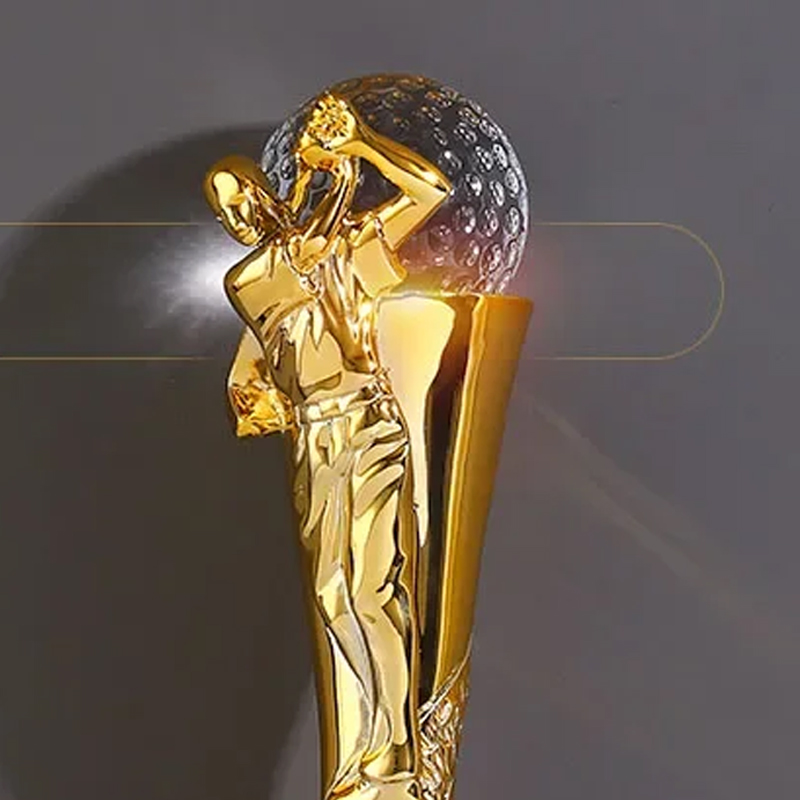 Customized Resin Trophy For Vo - Badminton Europe reseña y precio