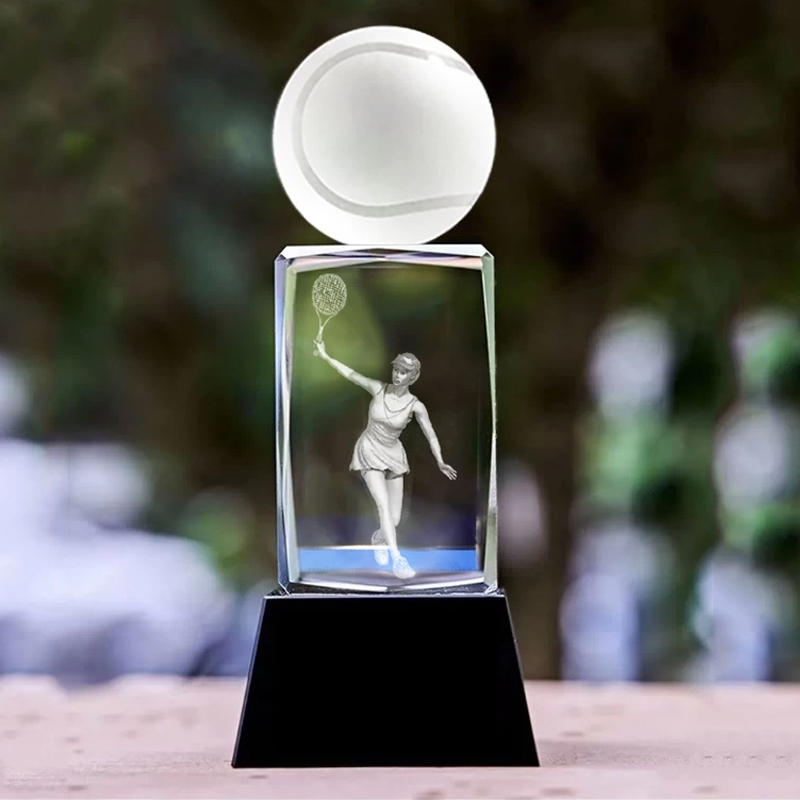 Customized Crystal Sculpture T - Badminton Europe reseña y precio