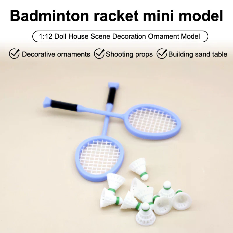 1Pair 1:12 Dollhouse Simulatio - Badminton House reseña y precio