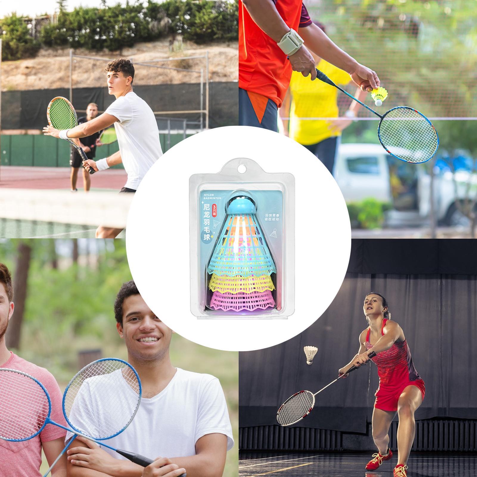 Luminous Badminton 3-Piece Glo - Badminton Nylon Shuttlecock reseña y precio