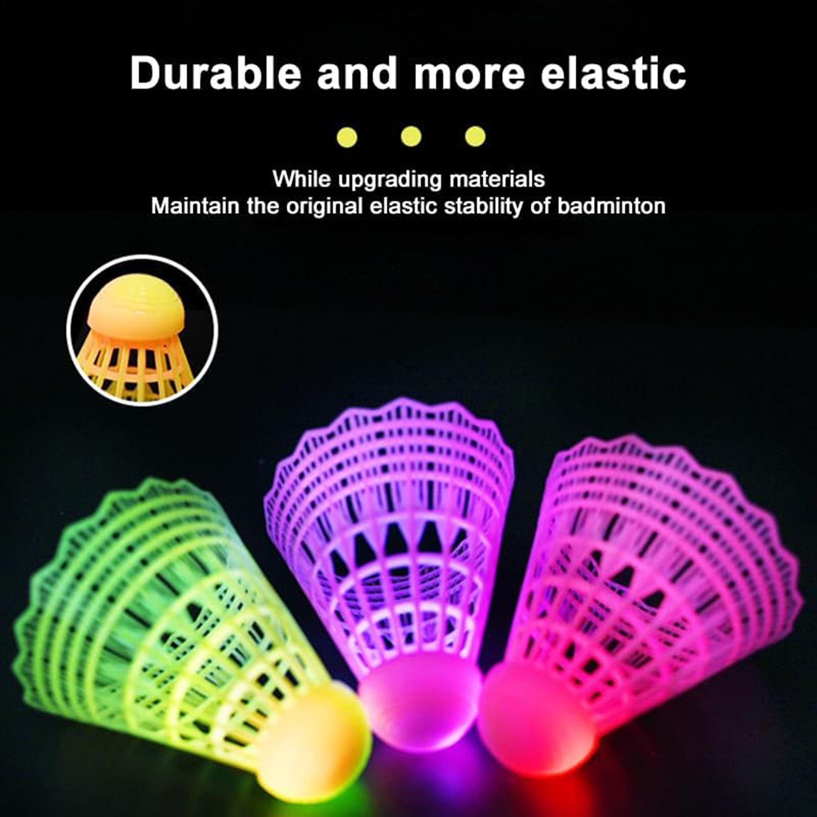 Luminous Badminton 3-Piece Glo - Badminton Nylon Shuttlecock reseña y precio