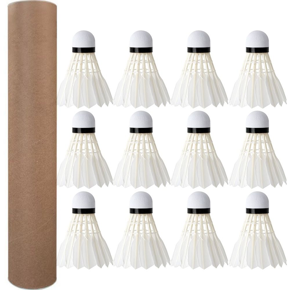 3/6/12Pcs New White Badminton  - Badminton House reseña y precio