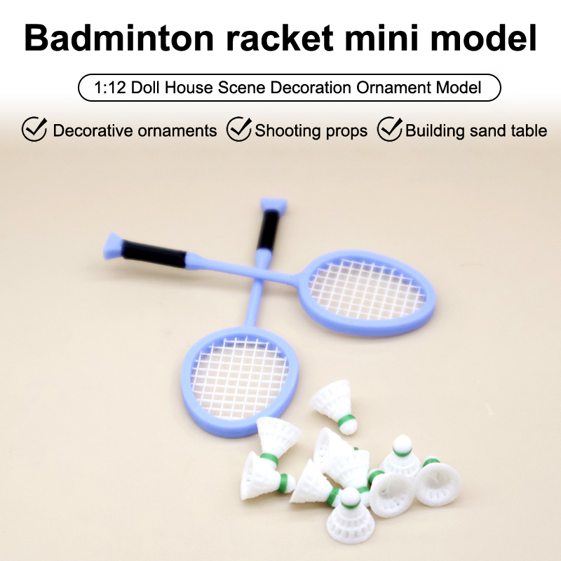 /Kb/1Pair 1:12 Dollhouse Simul - Badminton House reseña y precio