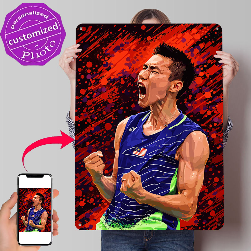 Badminton Player Celebrating V - Badminton House reseña y precio