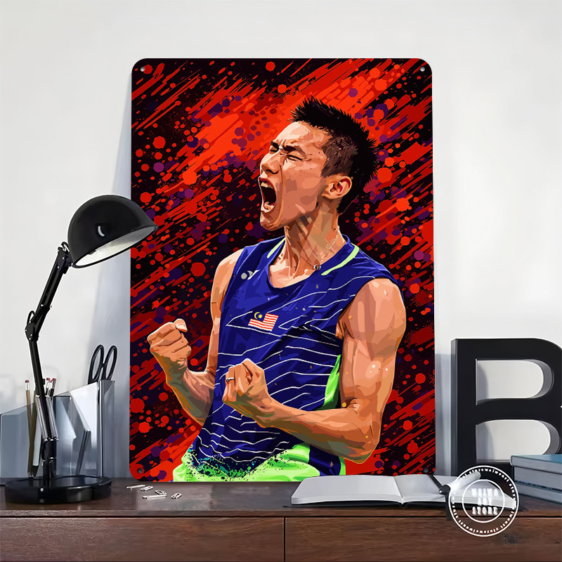 Badminton Player Celebrating V - Badminton House reseña y precio