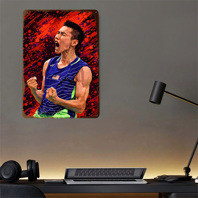Badminton Player Celebrating V - Badminton House reseña y precio