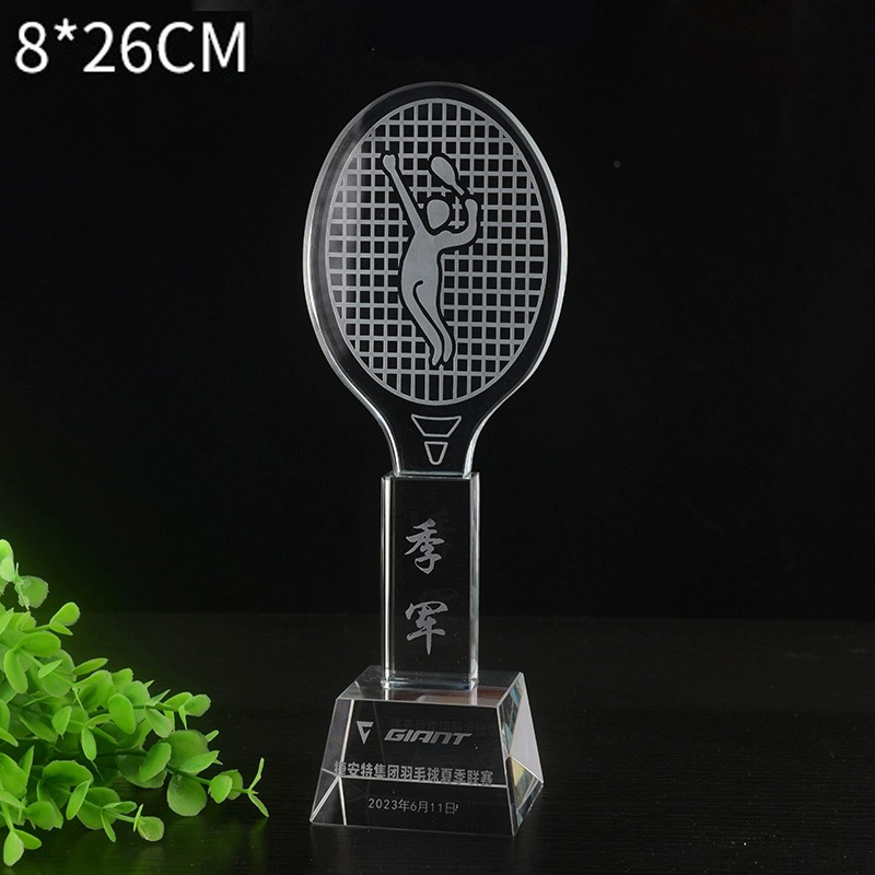 Customized Crystal Trophy Badm - Badminton Europe reseña y precio