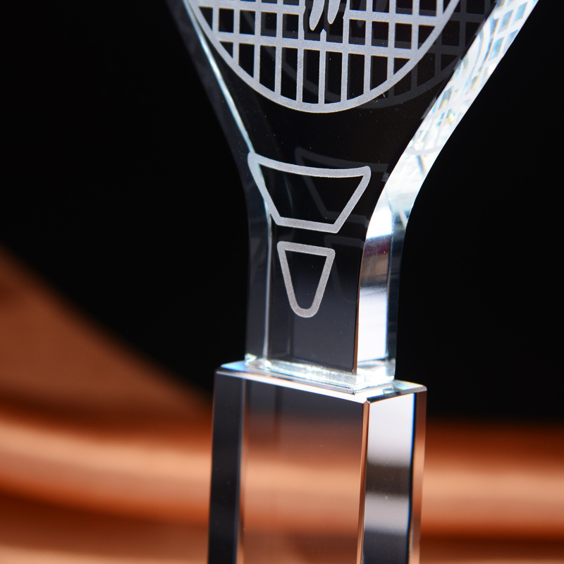 Customized Crystal Trophy Badm - Badminton Europe reseña y precio